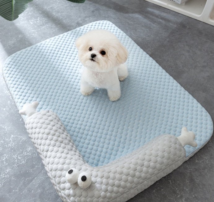 쿨링원단 통풍우수 강아지 고양이 아이스 쿨 매트 방석 냉감, 1개 상세 이미지 1