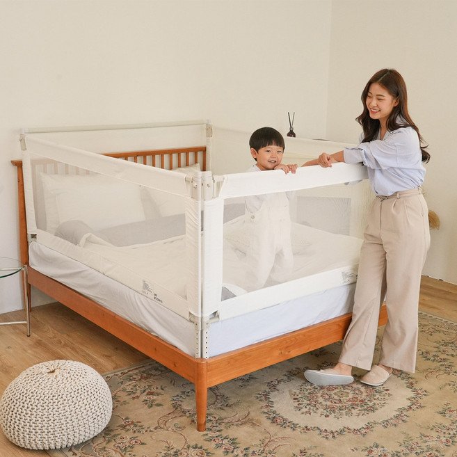 BBZ 11종 침대가드 낙상방지 유아 안전가드 (KC인증), V3침대가드-60화이트