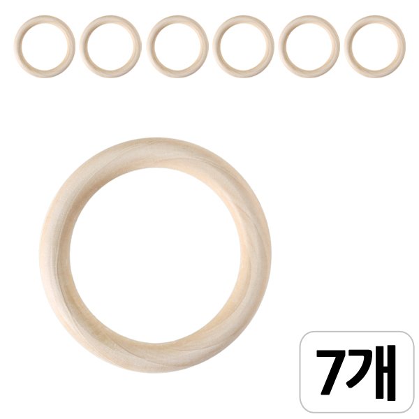 [모핸] 빅나무링 (우드링), 80mm, 7개 상세 이미지 1