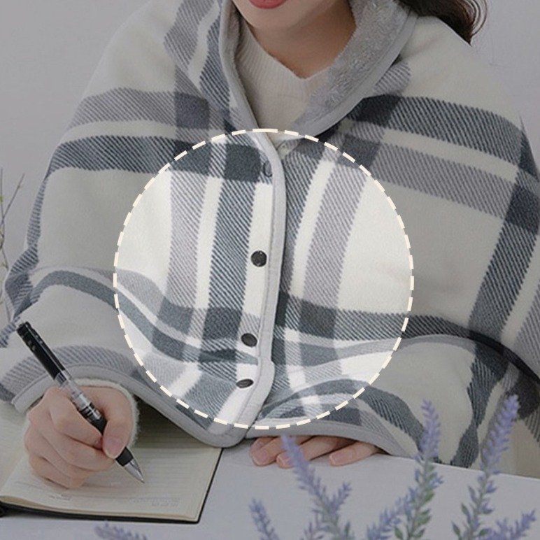 금깨비 똑딱이 극세사 망토 담요 상세 이미지 1
