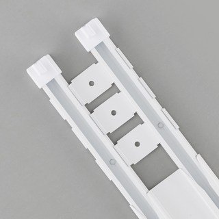 메디프 저소음 소프트 고급 이중 커튼레일, WHITE-화이트