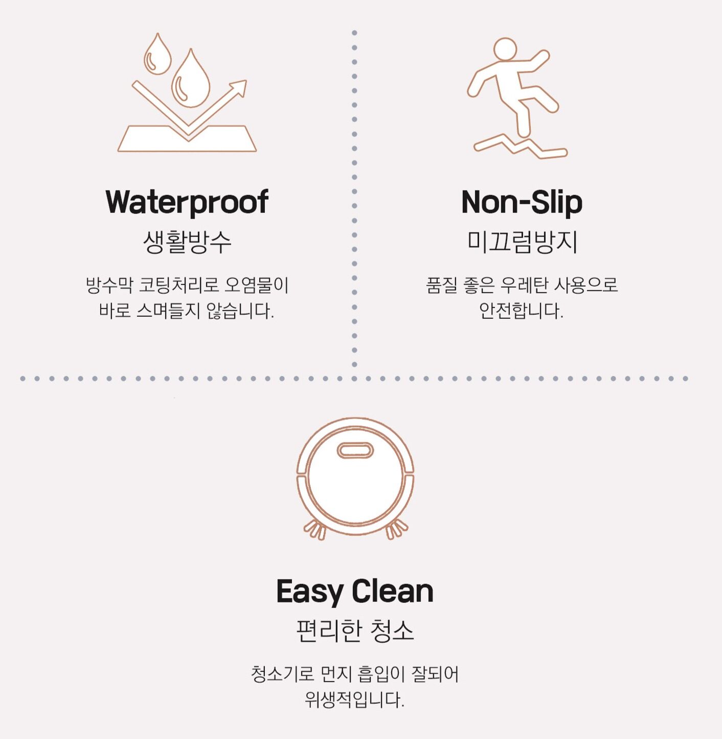 레시앙뜨 먼지없는 생활방수 모던 레트로 DTP 단모 러그 카페트쿠폰할인 상세 이미지 1