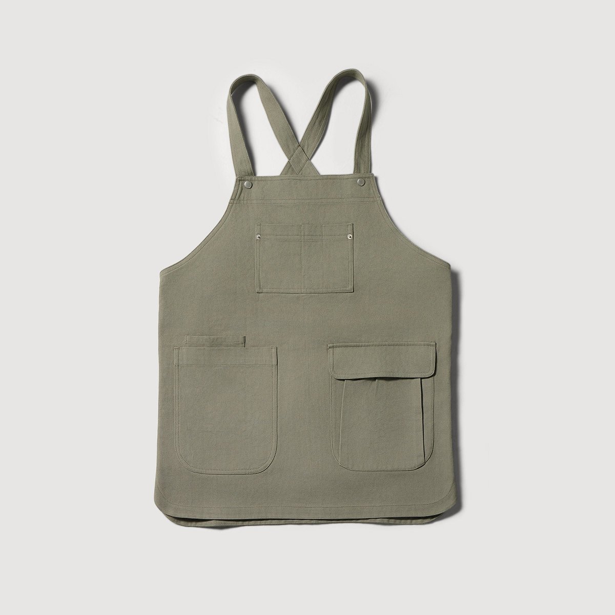[JAJU/자주] 워크웨어 조끼 앞치마_60CM, 1개, 스틸그레이할인 상세 이미지 1