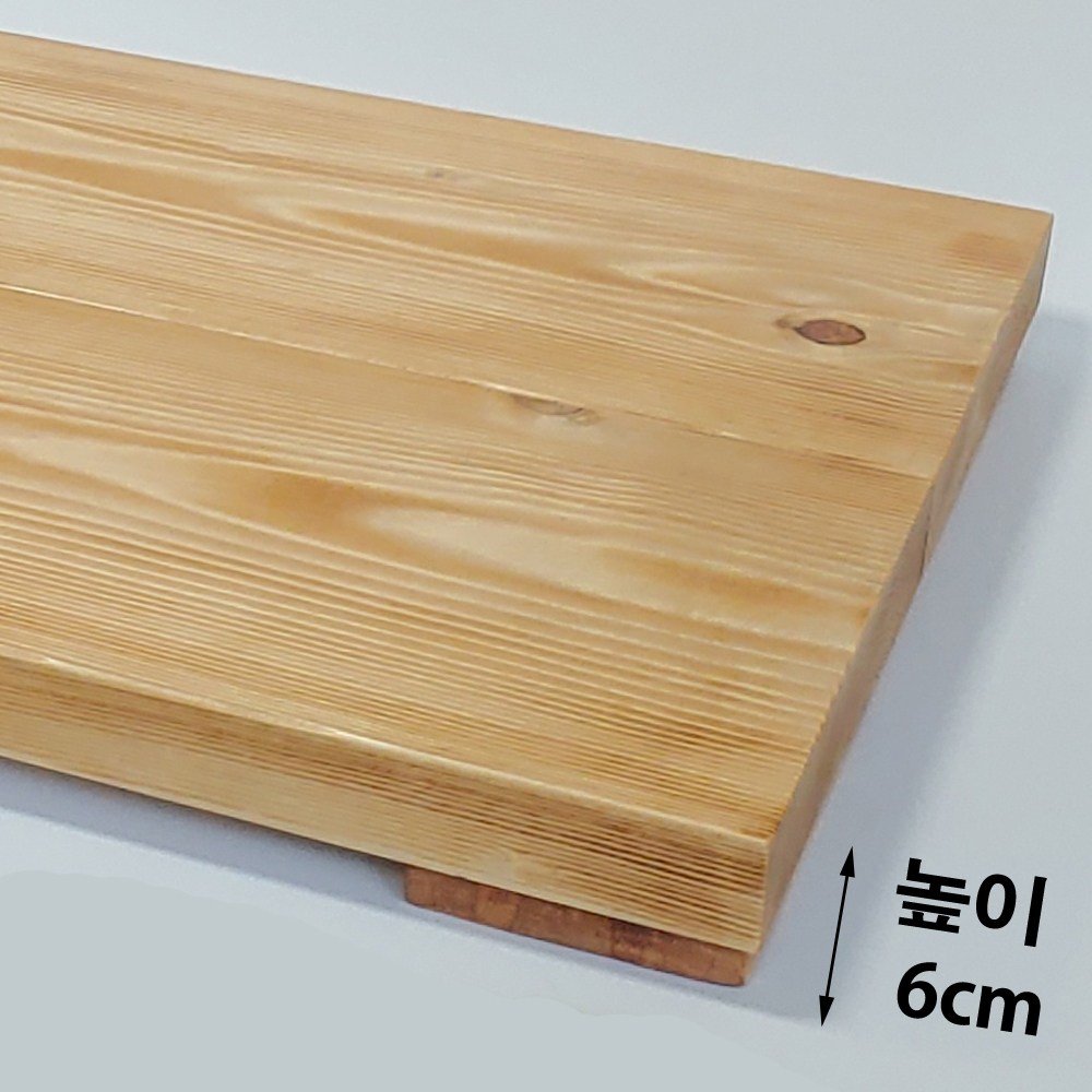 (맞춤제작) 통나무로 만들어 퉁퉁거리지 않는 튼튼한 키높이 발판 싱크대발판 현관발판 계단발판 발받침대, 원목색, 높이8cm, 1개 상세 이미지 2