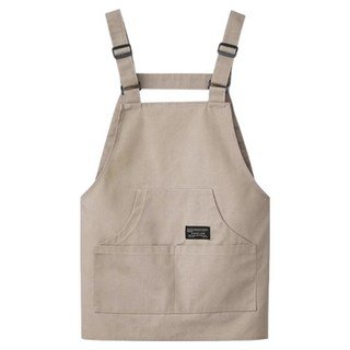 바른리빙 스텐다드 빅사이즈 앞치마, 베이지, 1개