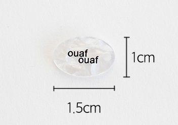 yarna OUAF 자개 라벨, 혼합색상, 5개 상세 이미지 2