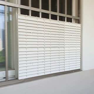 모다리빙 국내산 방범창 통풍 블라인드 사생활 보호, 화이트, 12개