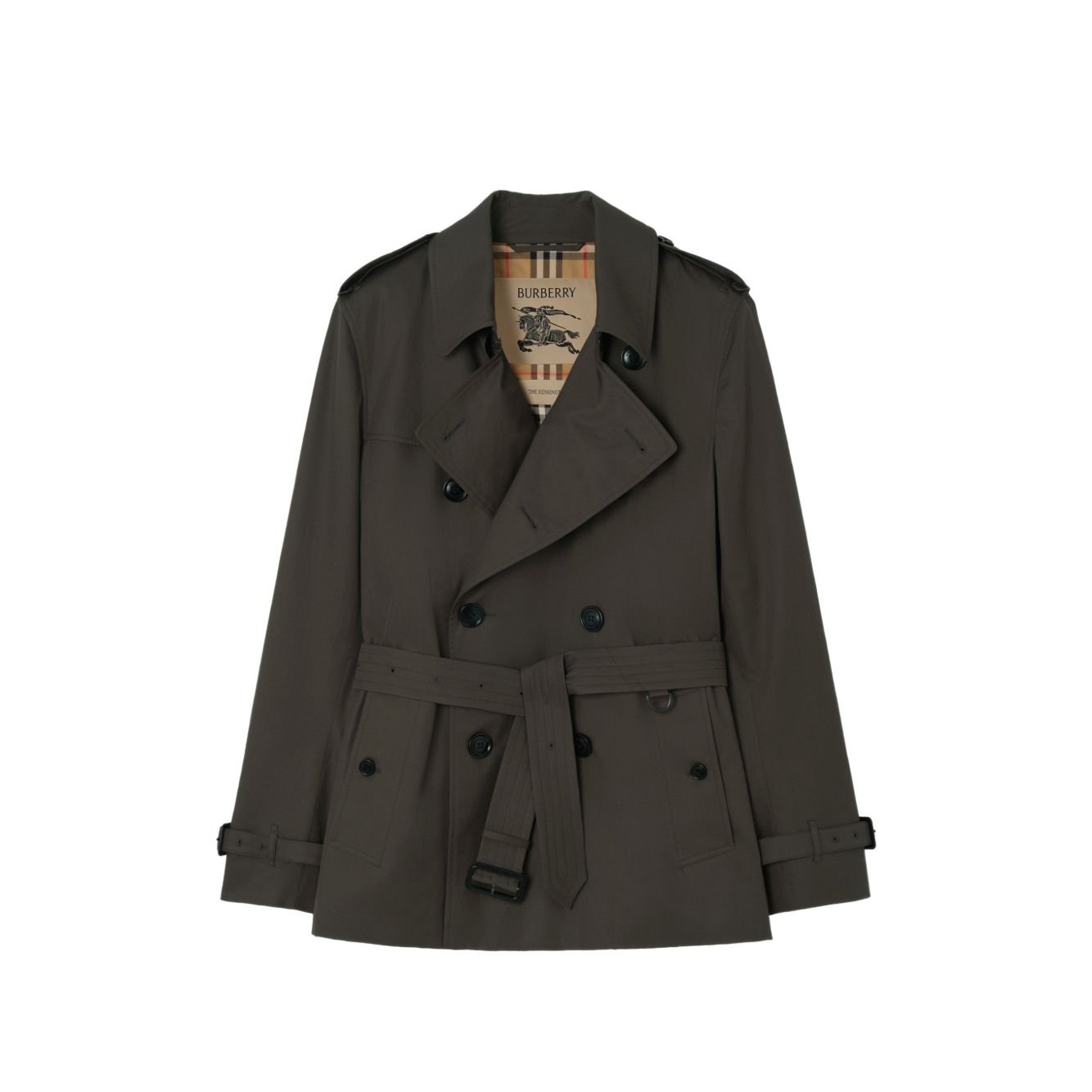 무료배송Burberry버버리 엑스트라 쇼트 트로피컬 개버딘 켄징턴 트렌치코트 상세 이미지 1