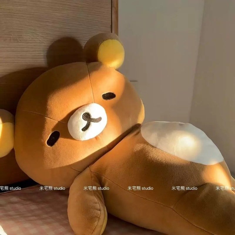 대형 인형 36-72cm 귀여운 만화 캐릭터 릴라쿠마 봉제 수면용 껴안는 베개 소파 쿠션 자동차 인테리어 장식 선물, [01] 36cm, [01] rilakkuma 상세 이미지 2