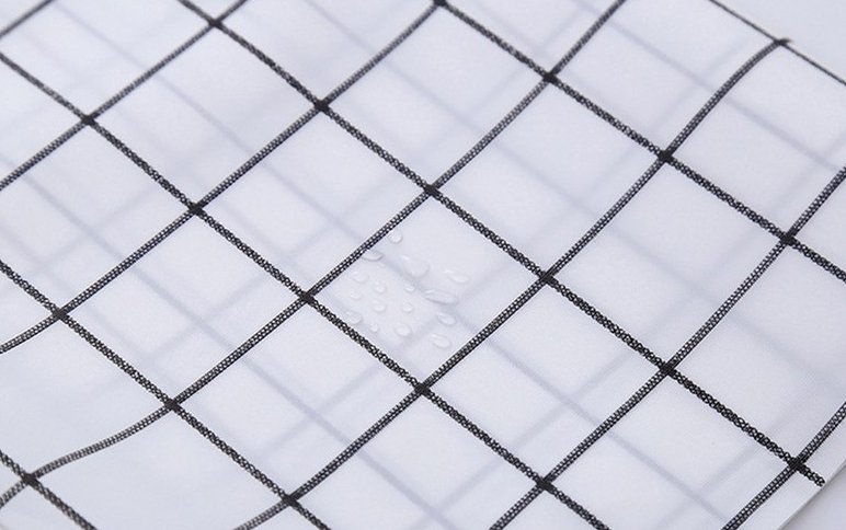 PVC 방수 식탁보, 화이트, 137 x 180 cm, 1개 상세 이미지 1