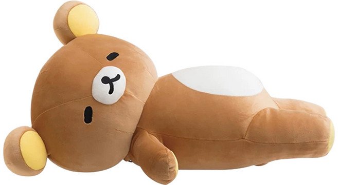 대형 인형 36-72cm 귀여운 만화 캐릭터 릴라쿠마 봉제 수면용 껴안는 베개 소파 쿠션 자동차 인테리어 장식 선물, [01] 36cm, [01] rilakkuma
