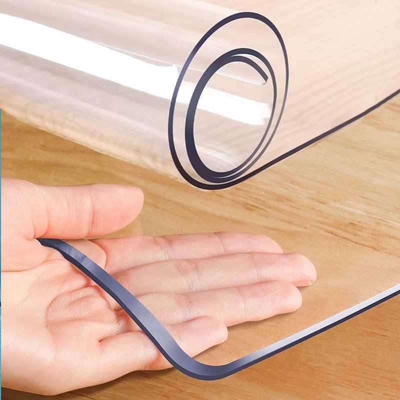 마켓플랜 멀티 PVC 테이블 매트, 투명, 60 x 120 cm, 1개 상세 이미지 2
